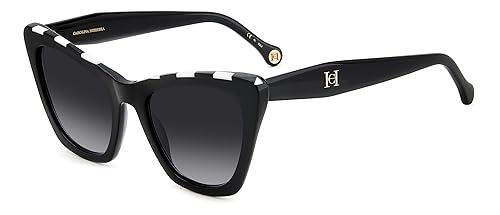 Carolina Herrera HER 0129/S Black White/Grey Shaded 55/21/145 women Sunglasses
