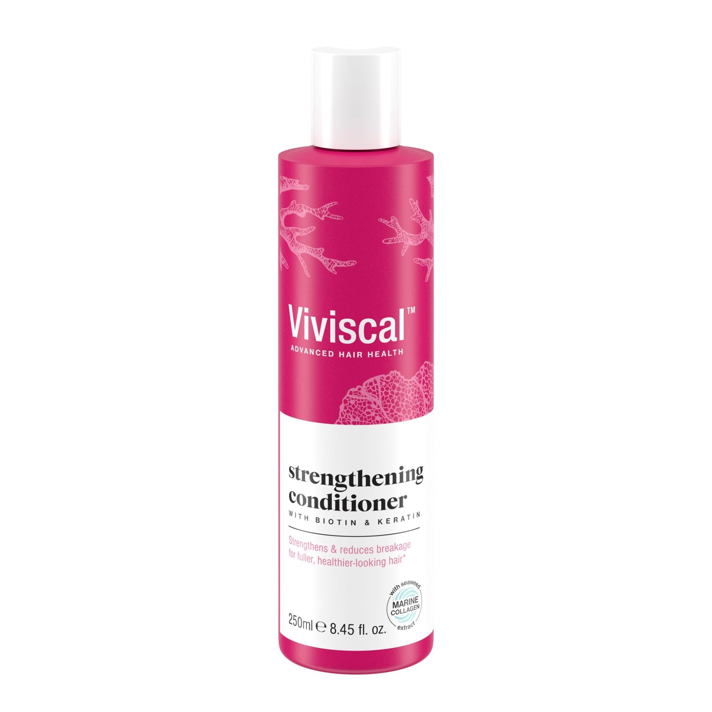 Viviscal Hair Strengthening Conditioner - Strengthens and Reduces Breakage for Fuller, Healthier Hair - With Biotin, Keratin and Marine Extracts