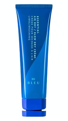 R+Co BLEU Essential Air Dry Blow Dry Crème - Lightweight Heat Protectant Styling Cream for Frizz Control, Hydration & Shine - Smooths & Detangles