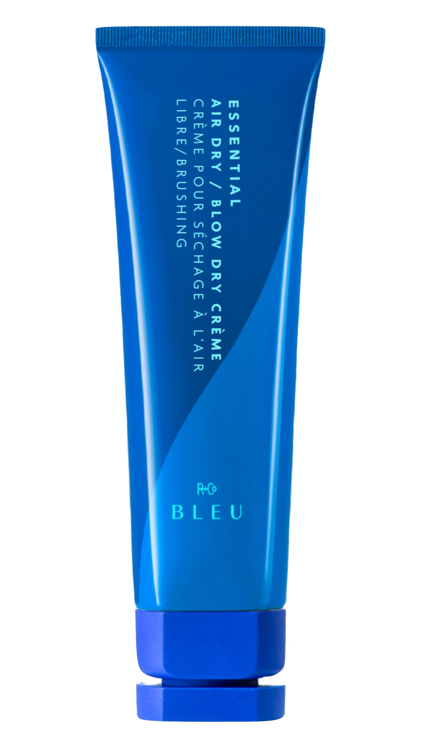 R+Co BLEU Essential Air Dry Blow Dry Crème - Lightweight Heat Protectant Styling Cream for Frizz Control, Hydration & Shine - Smooths & Detangles