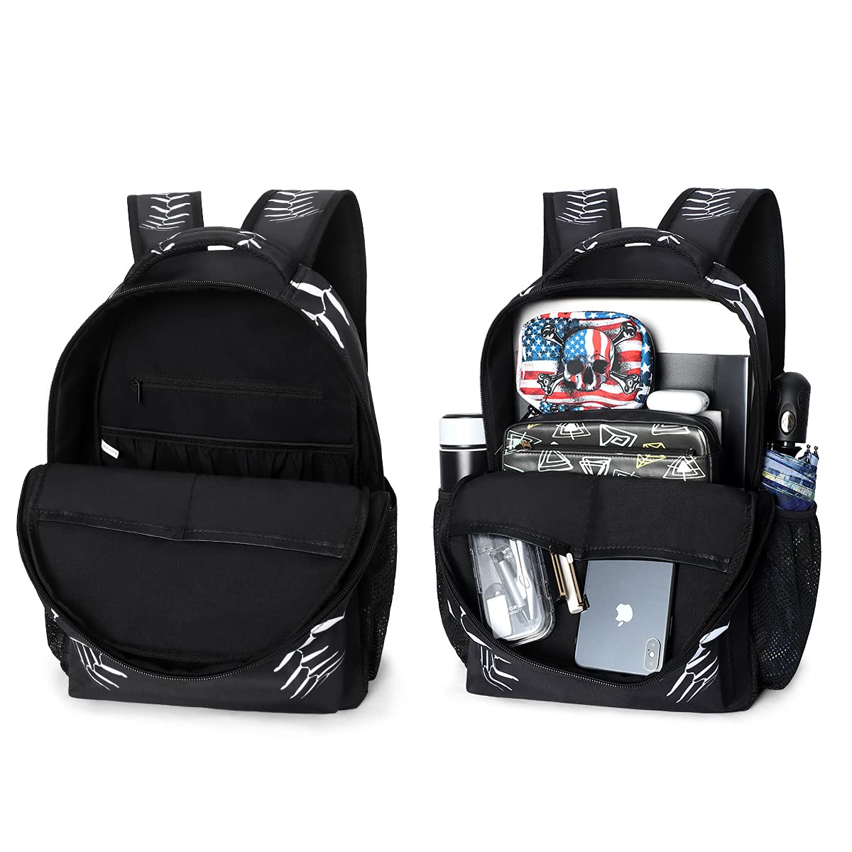 Oarencol Fashion Baseball Sport Softball American Cool Backpacks School Book Travel College Shoulder Bag for Women Girls Men Boys