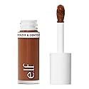 e.l.f. Camo Liquid Bronzer & Contour, Silky Highly Pigmented Formula, Creates a Long-Lasting Bronzed Glow & Natural Look, Vegan & Cruelty-Free, 8 Deep