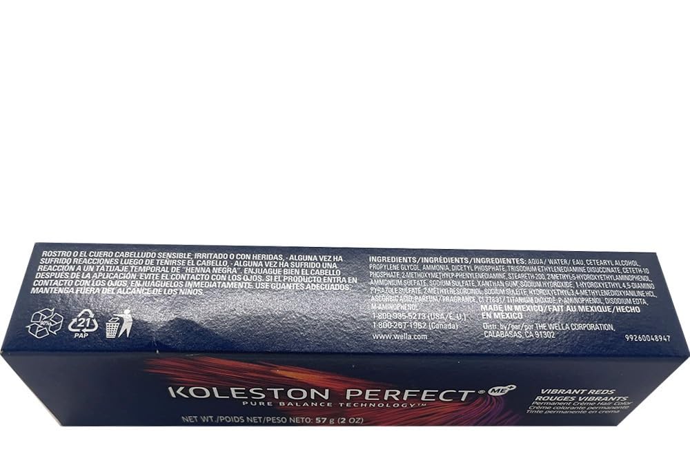 Koleston Perfect 8/41 Light Blonde/Red Ash Permanent Hair Color 2 Ounce and M Hair Designs Tint Brush (Bundle) Beauty & Personal Care M Hair Designs