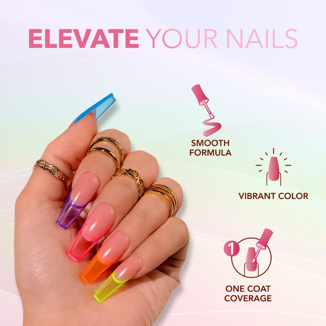 KIARA SKY Jelly Tints Soak Off Gel Polish 15ml, Glampire Beauty & Personal Care KIARA SKY