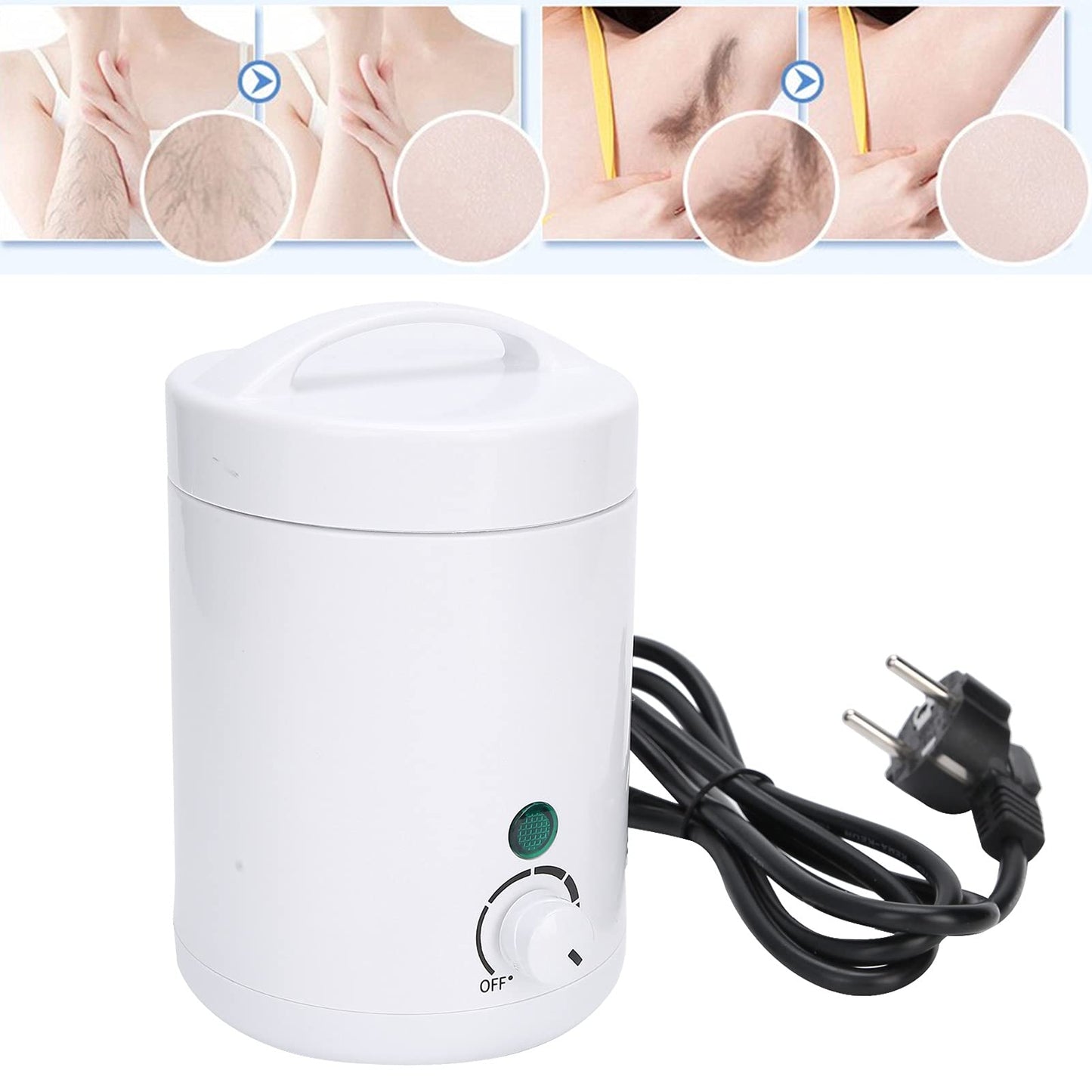 Mini Multi-Purpose Wax Warmer for Hair Removal - Paraffin Wax Pot for Home or Salon Use (for Women & Men) - Roll-On Waxing Warmer Machine Beauty and Personal Care ZJchao