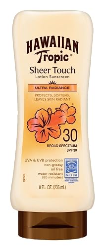 Hawaiian Tropic Sheer Touch Broad Spectrum Sun Care Lotion, SPF 30, 8 Fluid Ounce