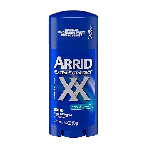 Arrid XX Cool Shower Solid Antiperspirant Deorderant 2.7 oz (Pack of 12)