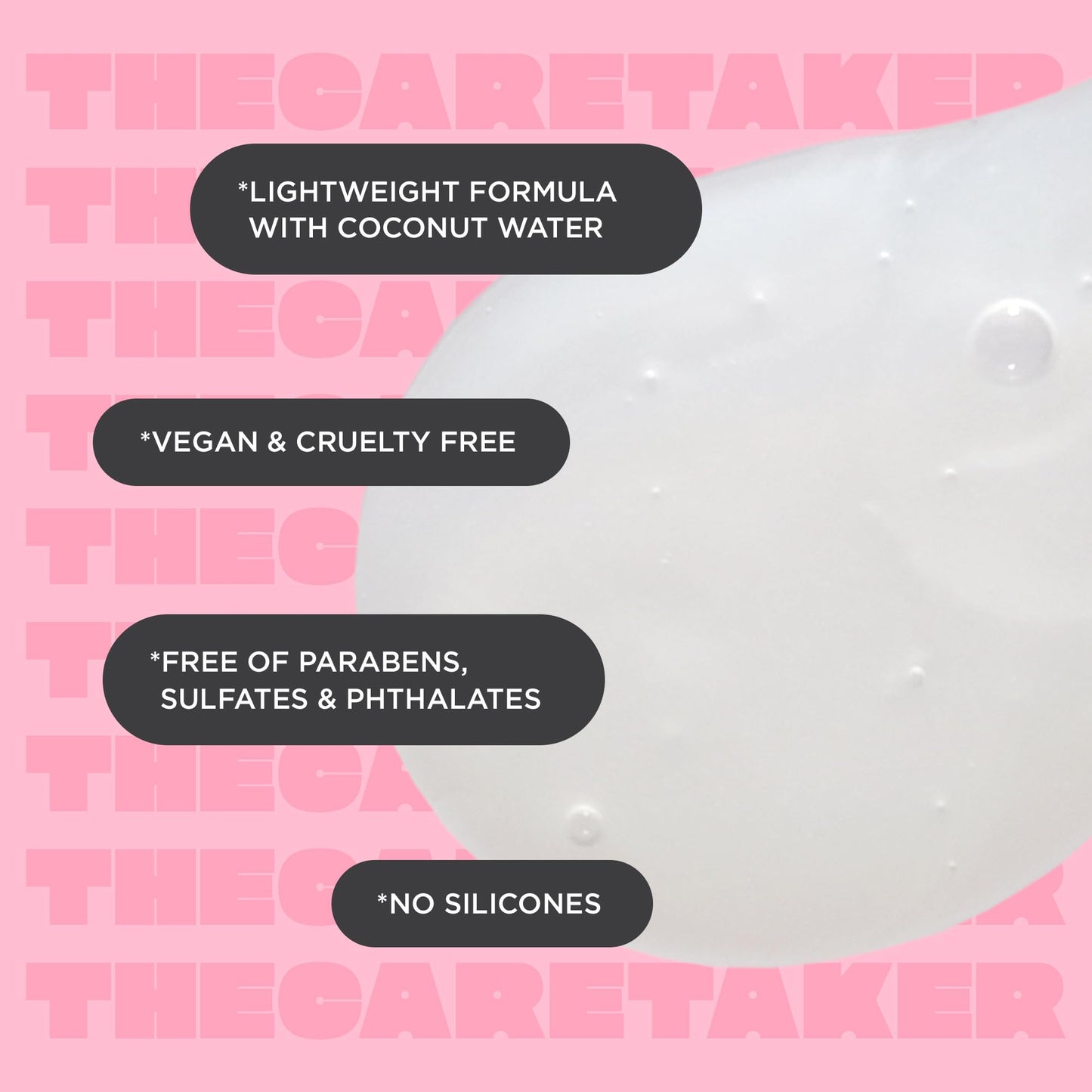 Cake Beauty Moisturizing Shampoo, The Care Taker - Hydrates and Replenishes Dry Hair - With Coconut Water, Hyaluronic Acid & Shea Butter - For All