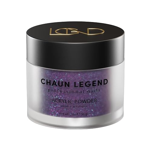 Chaun Legend Acrylic Powder, 2 Oz Long Lasting Salon Quality, Bubble Free, Self Leveling Professional Manicures, Fake Nails, Carving & Extensions Beauty & Personal Care Chaun Legend Professional Nails
