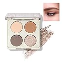 HALEYS Eyeshadow Quad Palette - Re-play Long-Wearing, Talc-Free, Easy-To-Use Buttery velvety Shades, “The Everything” Eye Makeup Palette, Matte