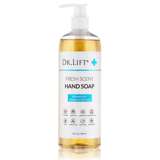Dr. Lift Hand Soap, Fresh Scent, Moisturizing Liquid Soap With Plant Extracts, Vitamin E, and Cucumber Seed Extract, Gentle and Non Drying Beauty & Personal Care DR. LIFT