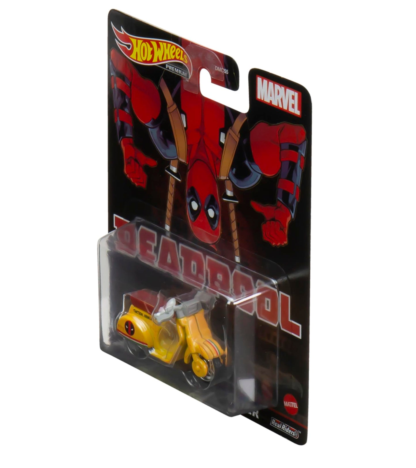 HOT WHEELS Retro Entertainment Collection,Deadpool Scooter, TV, & Video Games, Iconic Replicas for Play or Display, Gift for Collectors