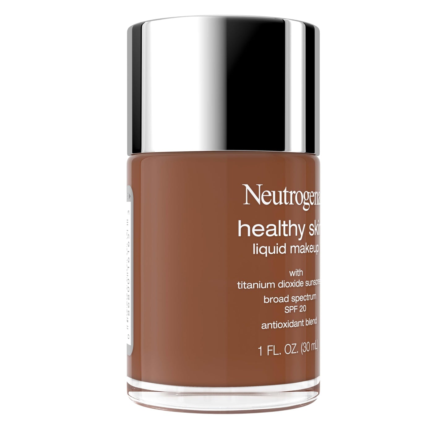 Neutrogena Healthy Skin Liquid Foundation Makeup Broad Spectrum SPF 20 Sunscreen, Medium Coverage, Vit B5, Antioxidants, All Day Wear, Rich Golden