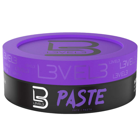 L3 - Level 3 Paste - Long-Lasting Hold - Improves Strength and Volume of Hair - Protects Against Hair Damage - Level Three Men Styling Product (150