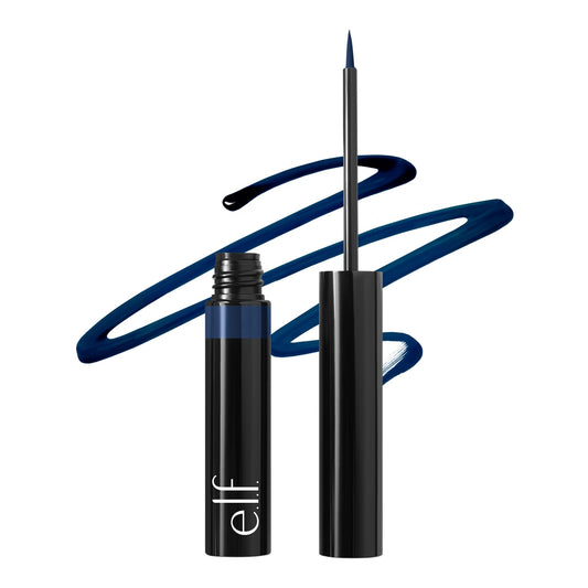e.l.f. H2O Proof Inkwell Eyeliner Pen, High-pigment, Waterproof Liquid Eyeliner, Delivers A Matte Finish, Vegan & Cruelty-free, Navy Baby