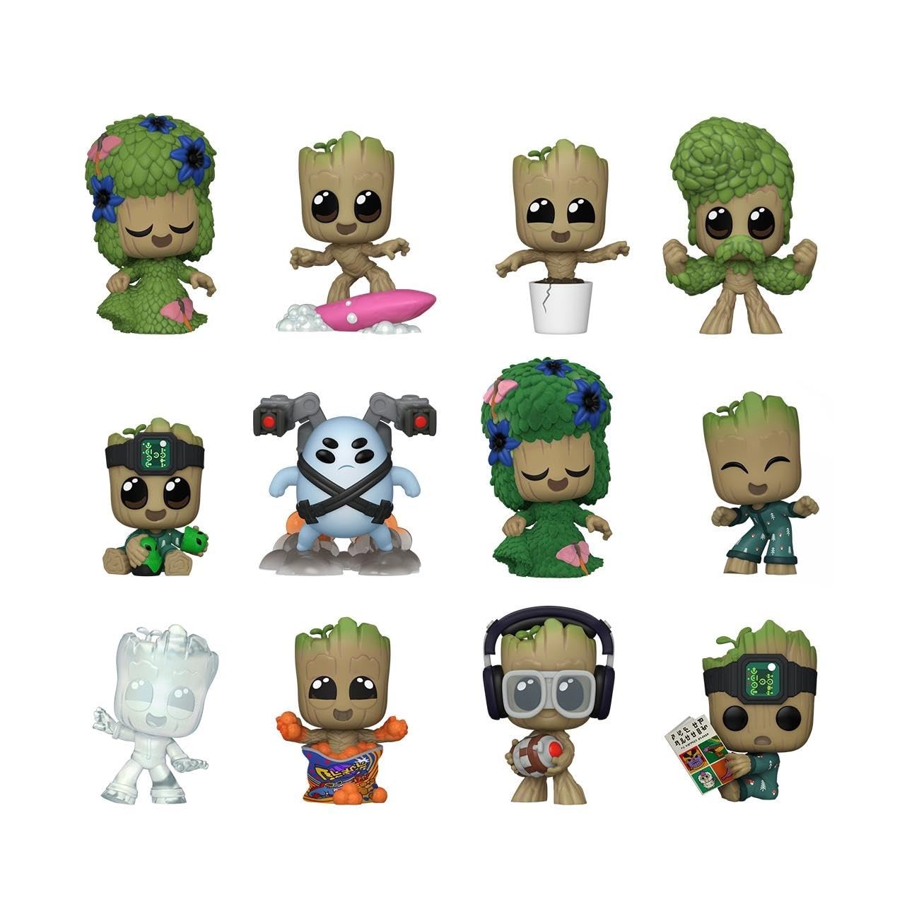 Funko Mystery Mini - Marvel - Guardians of The Galaxy - 1 of 12 to Collect - Styles Vary - Groot Shorts - Collectable Vinyl Figure - Gift Idea…