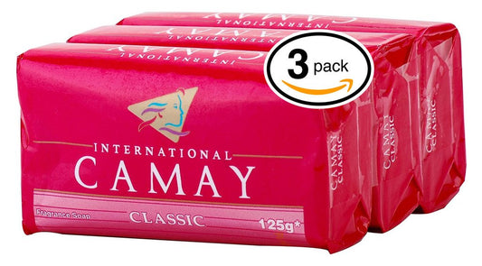 Camay CLASSIC Softly Scented Bar Soap (PACK OF 3) All-in-one exfoliating and moisturizing soap Leaves Skin Smooth & Radian! Great for Hands, Face Beauty & Personal Care Camay