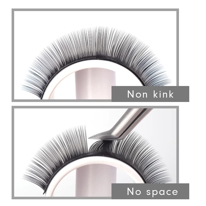 Individual Eyelashes Extensions .07 C Curl D Curl Salon Tray Russian Volume Lash Tray False Eyelashes Korean imported Faux Mink Silk Lash Semi