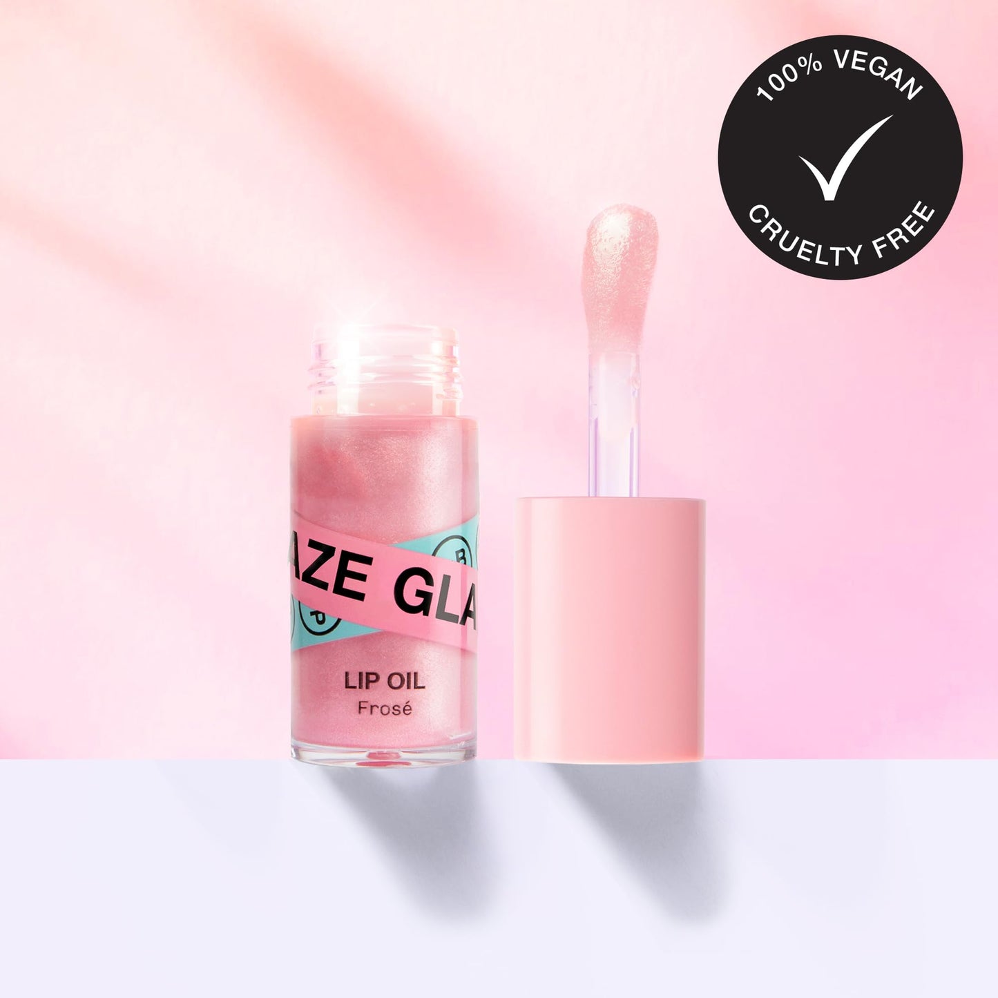 Innbeauty Project Glaze Lip Oil Frosé, Hydrating Vegan Lip Oil Gloss Hybrid, 0.2 OZ