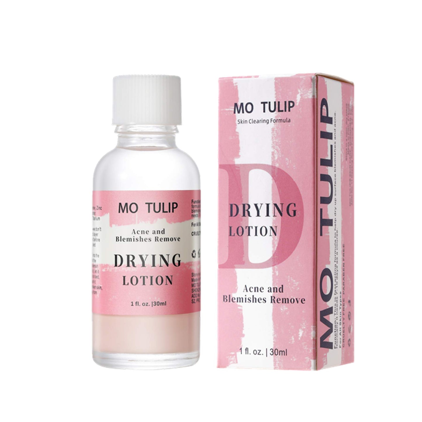 MO TULIP Acne Drying Lotion, Overnight Acne Acid and Acne Spot Treatment for Face and Body, Pimple Lotion Spot Treatment, Dry Out Pimples, Blemishes