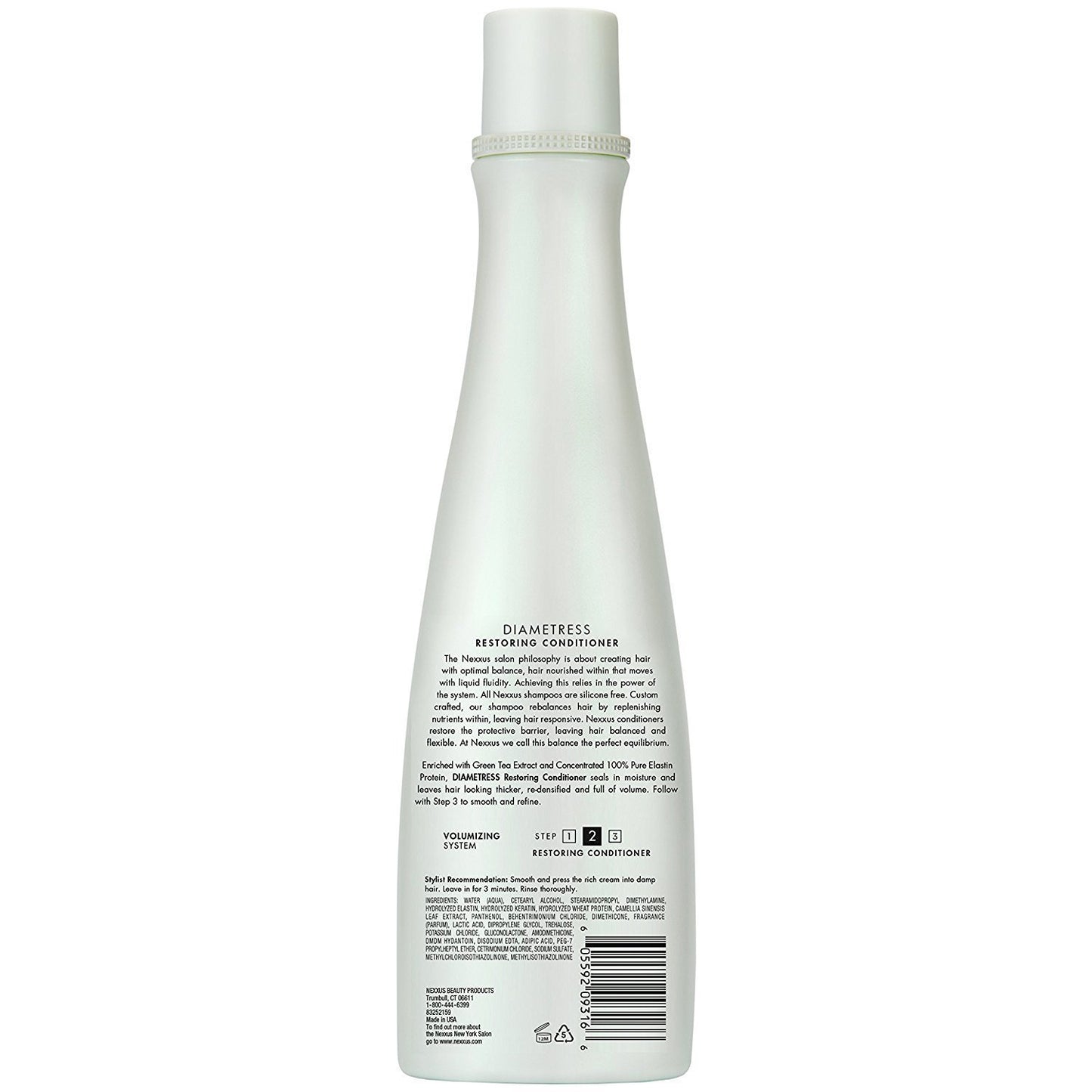 (1) Nexxus DIAMETRESS Shampoo & (1) Nexxus DIAMETRESS Conditioner - 13.5 oz (400 ml) EACH - Volumizing System, for Fine and Flat Hair