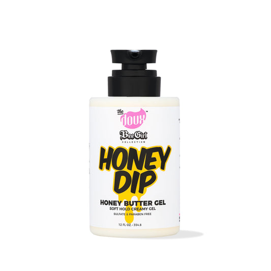 Bee Girls Honey Dip Honey Butter Gel for Curly Hair - Moisturizing Gel with Strong Hold, Shine & Frizz Control For Styling - Curl Product for Women