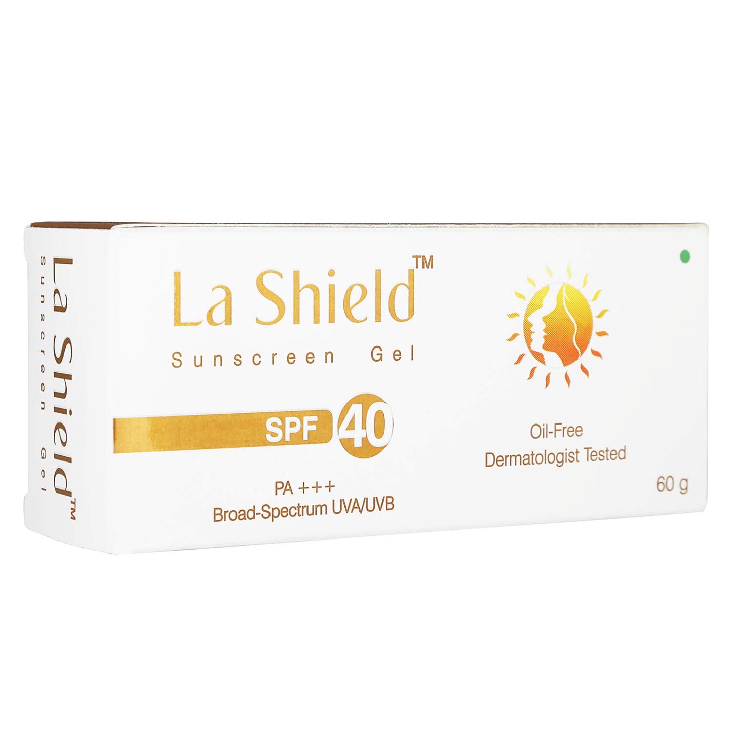 Glenmark La Shield La Shield Sunscreen Gel SPF 40, White, 60 g