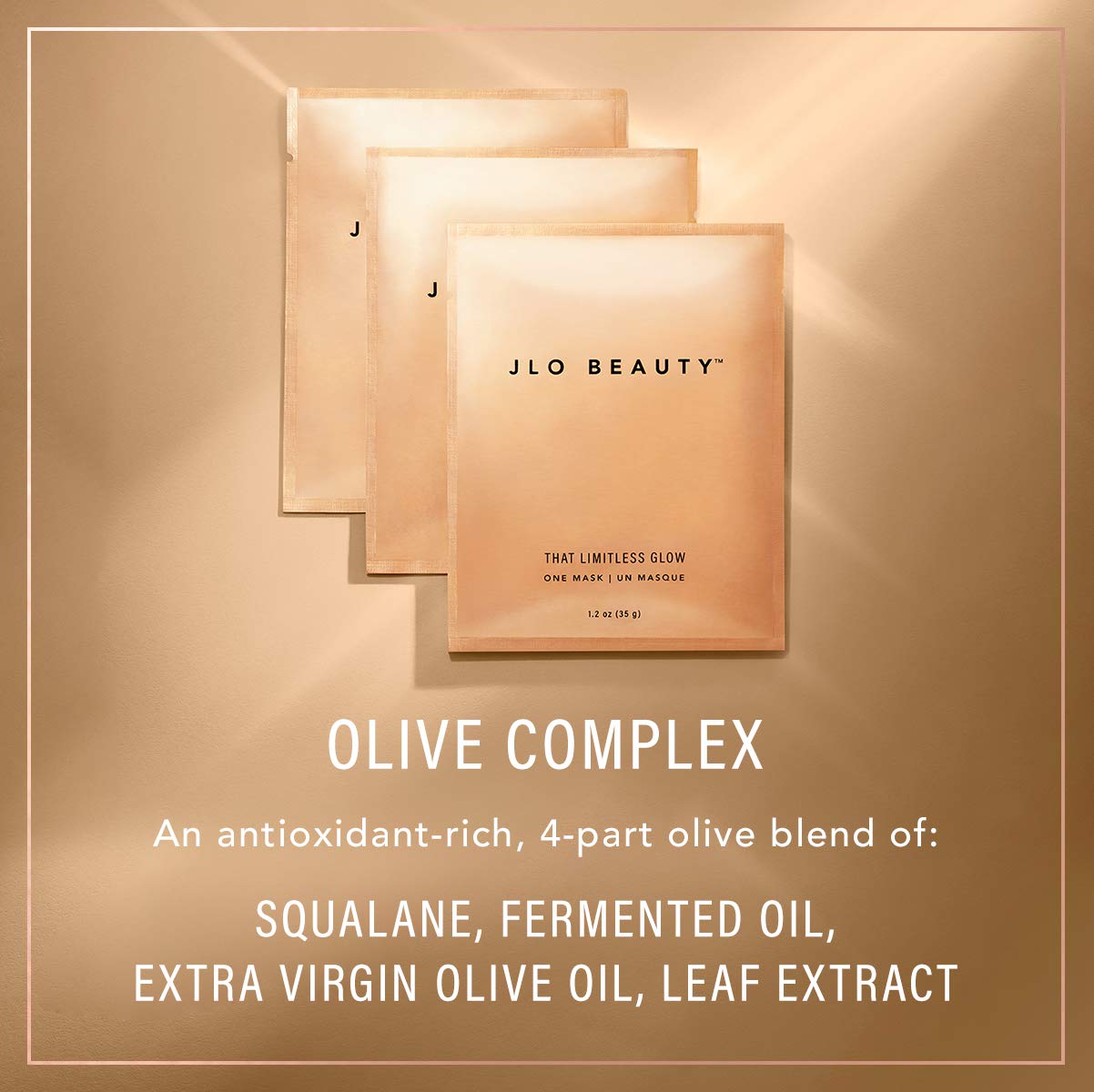 JLO BEAUTY Hydrating Sheet Face Mask, 2-Piece Facial Masks with Glow Serum, Helps Brighten, Smooth & Refresh Skin, Moisturizing Self Care Skincare