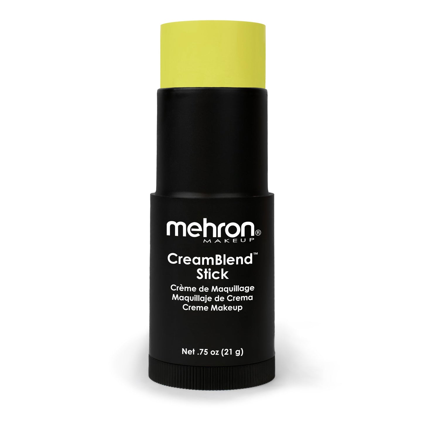Mehron Makeup CreamBlend Stick | Face Paint, Body Paint, & Foundation Cream Makeup | Perfect for Halloween .75 oz (21 g) (Ogre Green) | Made in the