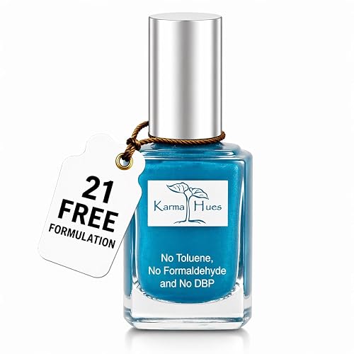 Karma Organic Natural Nail Polish-Non-Toxic Nail Art, Vegan and Cruelty-Free Nail Paint (Sea of Love) Beauty & Personal Care karma organic