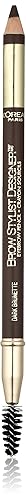 L'Oréal Paris Brow Stylist Designer Brow Pencil, Dark Brunette, 0.045 oz.