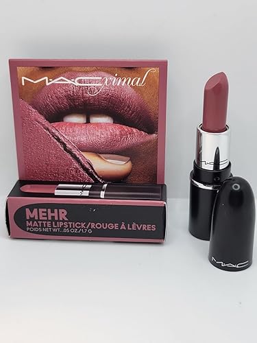 MAC M·A·Cximal Silky Matte Lipstick Mini, Mehr, 0.06 Ounces