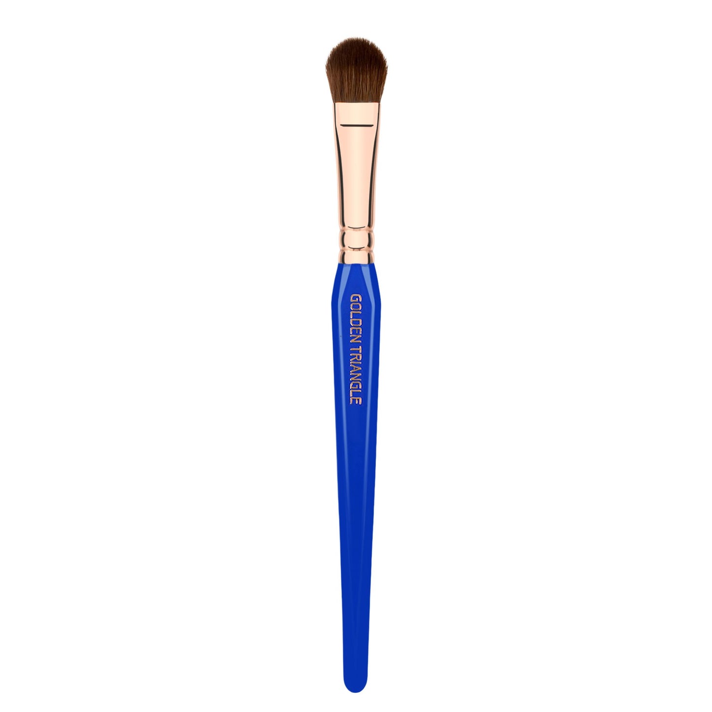 Bdellium Tools Professional Makeup Brush - Golden Triangle 778 Large Shadow - With All Vegan and Soft Synthetic Fibers, For Applying Shadow (Blue