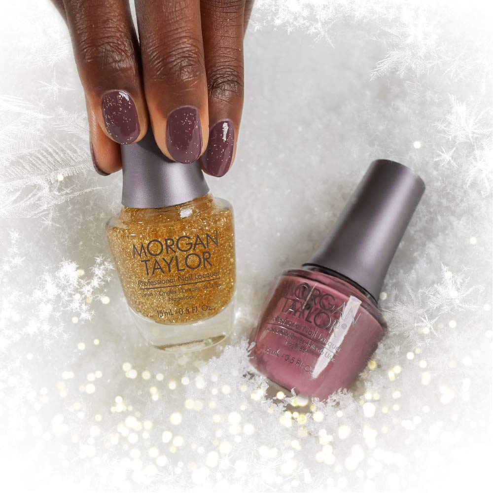 Morgan Taylor "California Gold" - Gold Glitter Overlay, 15 mL | .5 fl. Oz. - 3110402