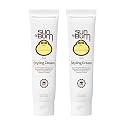 Sun Bum Curls and Waves Styling Cream For Curly Hair | Curl Defining Cream | Frizz Control | Paraben Free | Sulfate Free | 5 Ounce | 2 Count