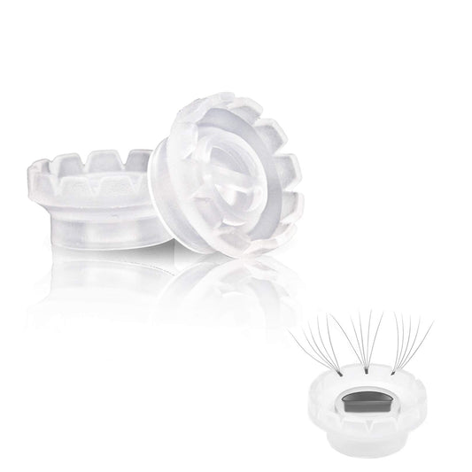 Mulutoo 400 Pcs Eyelashes Extension Volume Lashes Fan Blossom Cups,Quick Blossom Cup,Glue Holder and Lash Organizer Tool,for Eyelash Grafting, Nail