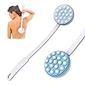Yiesoum Back Lotion Applicator and Massager by Body Long Handheld self-Handhled Easy Reach for Sunscreen, Cream, Shower Gel on Back, Legs and Feet