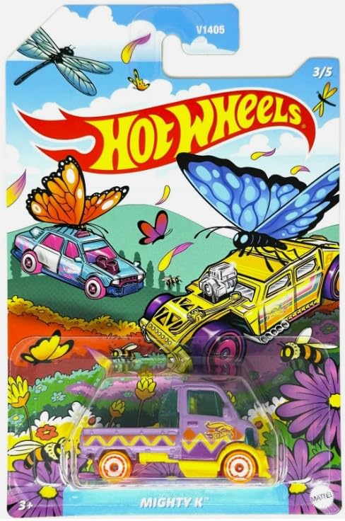 Hot Wheels 2025 Spring Easter Mix Set of 5 Pack, 1:64 Scale Diecast