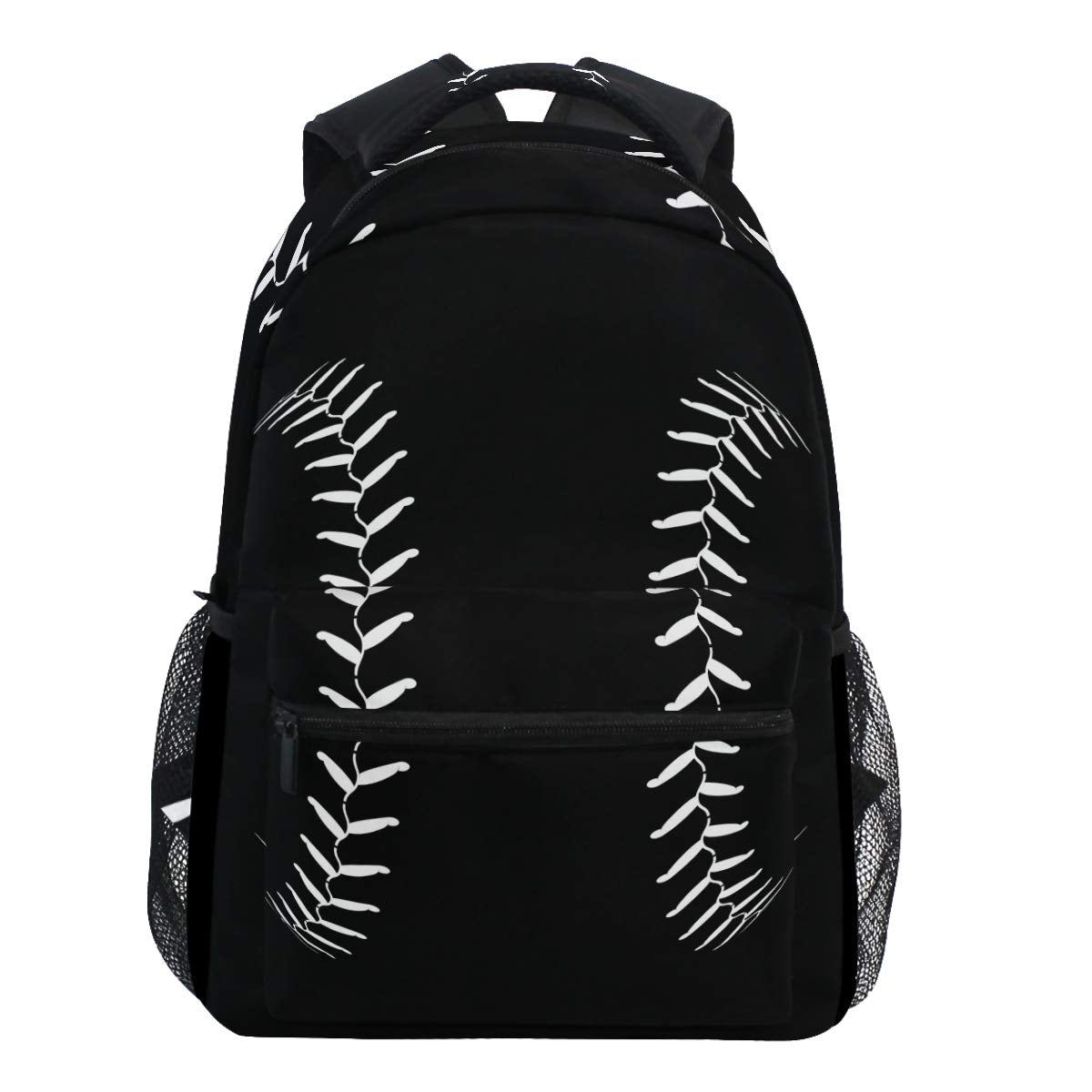 Oarencol Fashion Baseball Sport Softball American Cool Backpacks School Book Travel College Shoulder Bag for Women Girls Men Boys