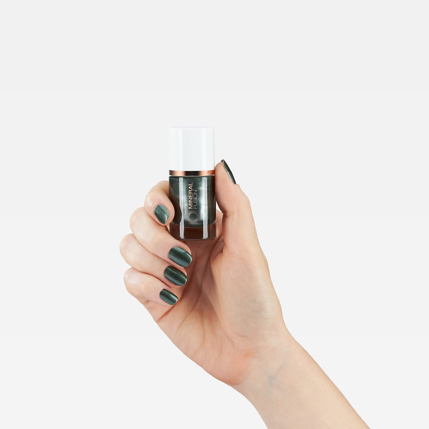 Mineral Fusion Nail Polish, Dark Forest Green, Smoke & Mirrors Smoke & Mirrors 0.33 Fl Oz (Pack of 1) Beauty & Personal Care Mineral Fusion