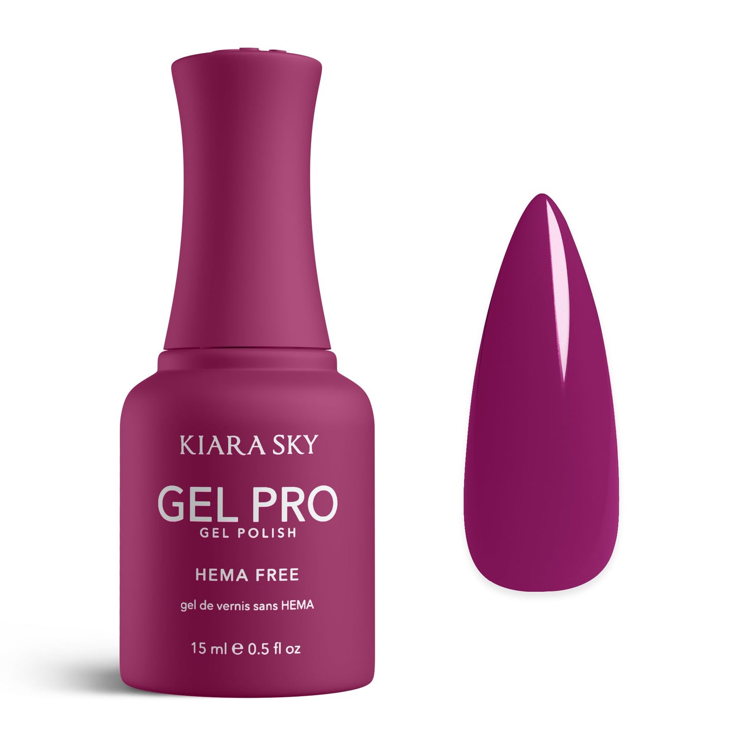 KIARA SKY Gel Pro HEMA-Free Gel Nail Polish | Full Coverage, 28+ Day Wear, Self-Leveling, UV/LED Soak-Off, 0.5 fl oz | NDA #085 Beauty & Personal Care KIARA SKY