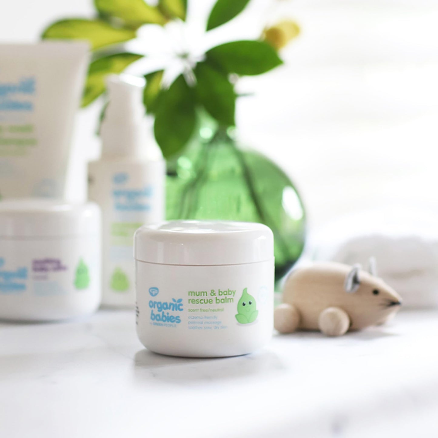 Green People Organic Babies Mum & Baby Rescue Balm - Scent Free (100ml)
