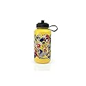 Sonic The Hedgehog Sticker Bomb Large Plastic Water Bottle | Unique Classic Yellow Water Bottle | Loaded With Sonic Artwork | Holds 32 Ounces