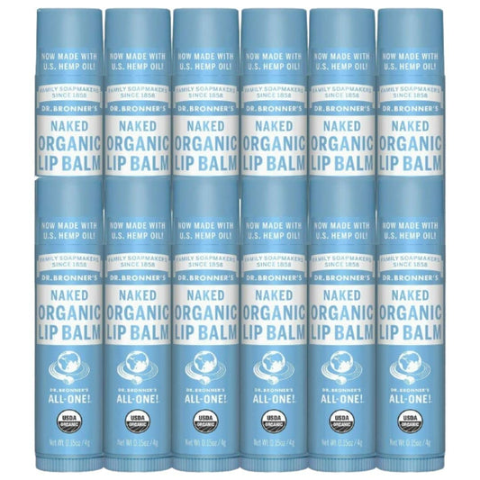 Dr Bronner Lip Balm Naked Unscntd