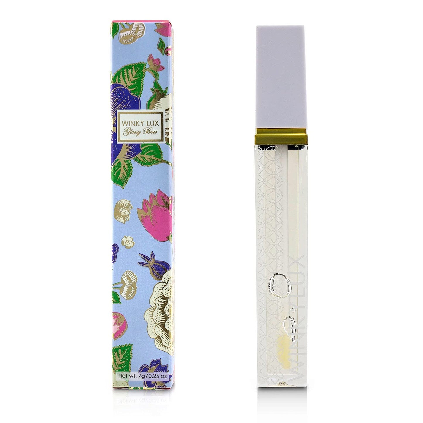 Winky Lux On The Rocks Glossy Boss Lip Gloss - Non Sticky Lip Gloss, Clear Lip Oil & Lip Lacquer, Hydrating & Nourishing Lip Care, Soft Vanilla Scent