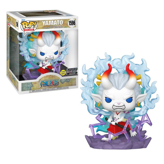 Funko Pop! ONE Piece: Yamato 6-inch Glow in The Dark #1596 [Exclusive] Vinyl Figure