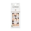KISS Impress Medium Length Press-On Nails Includes 24 Nails, Prep Pad, 1 Manicure Stick, 1 Mini File Long Lasting Strong Hold - Pose Beauty & Personal Care KISS
