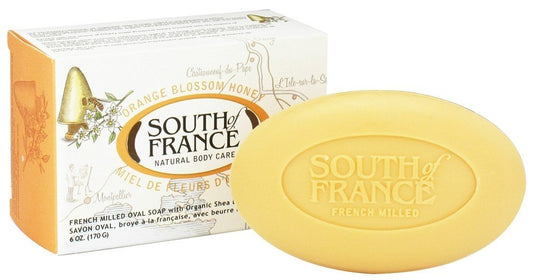South of France Natural Bar Everyday Detox Soap, Orange Blossom Honey, 6 Ounce