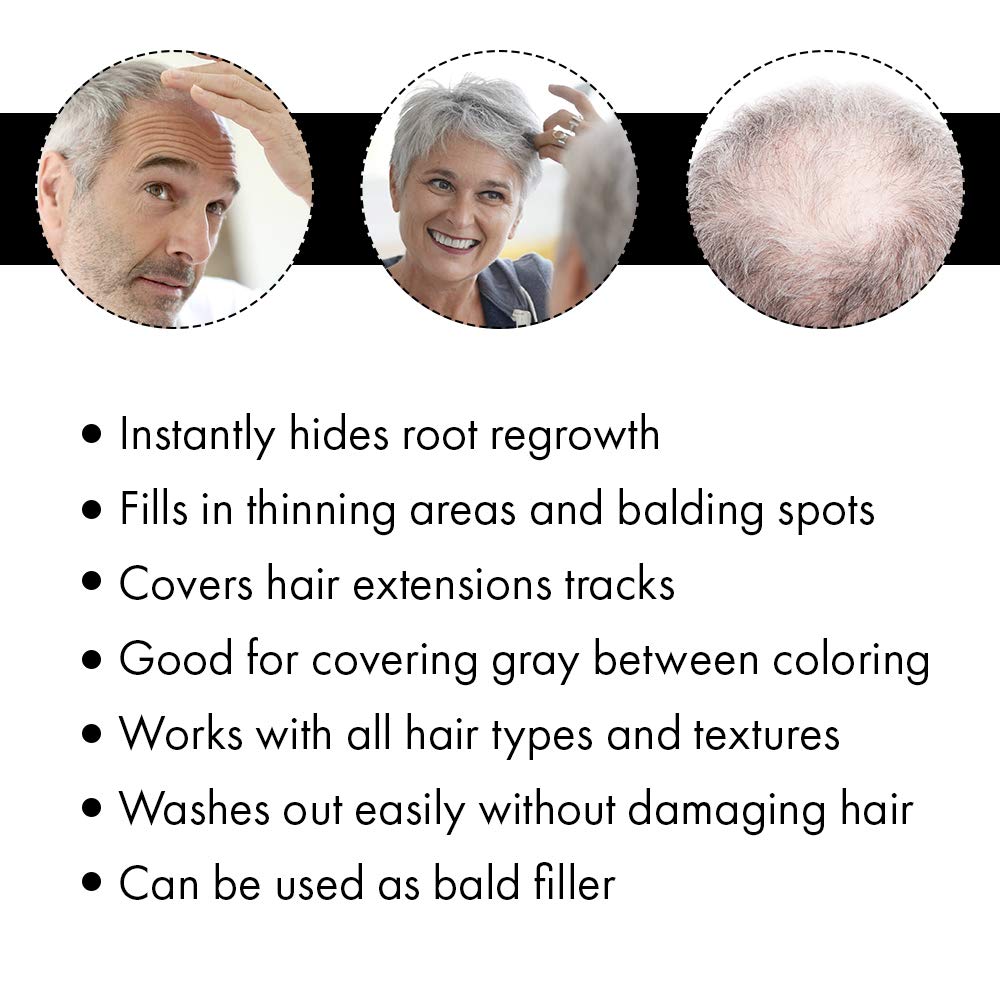 Jerome Russell Hair Color Thickener For Thinning Hair, Silver/Gray, 140 ml