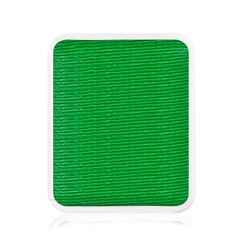 Kraze FX Face Paint Palette Refill - Neon Green Face Paint (6 gm) - Hypoallergenic Non-Toxic Water Activated Professional Halloween Face & Body